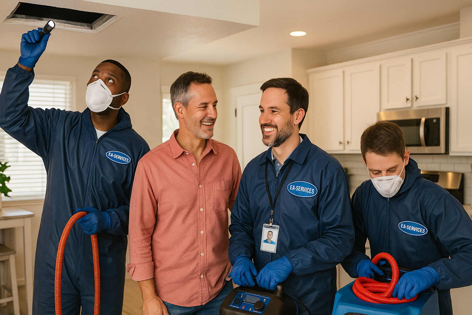 Professional cleaning team working in Goodyear